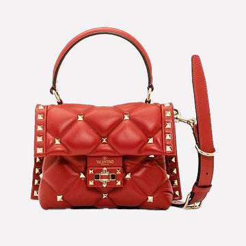 Candy Stud Mini handle Leather Bag
